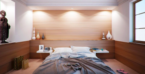 Timber bedroom Wall